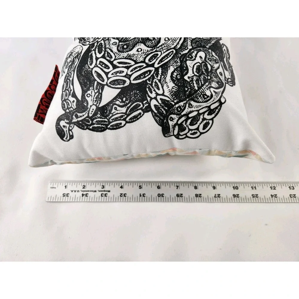 Cathulhu Cat Throw Pillow Kitten Monster Octopussy cthulhu Artist Art Print